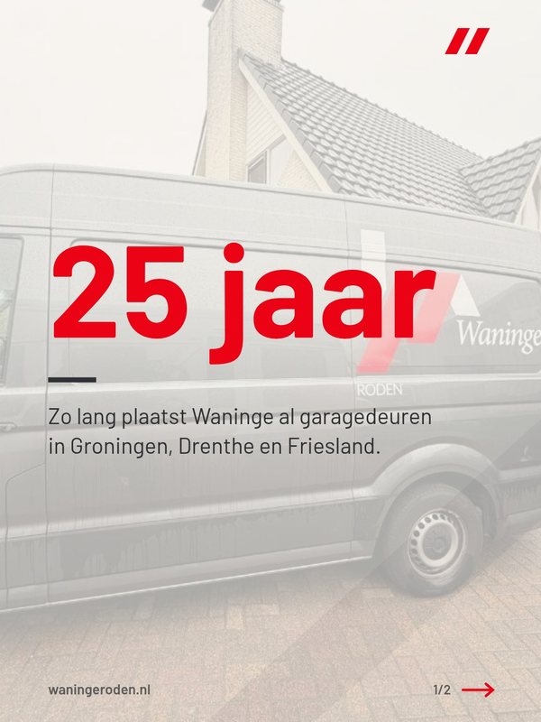 In één getal voor Waninge Roden